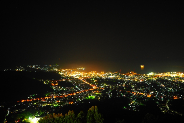 Mt. Tengu in night