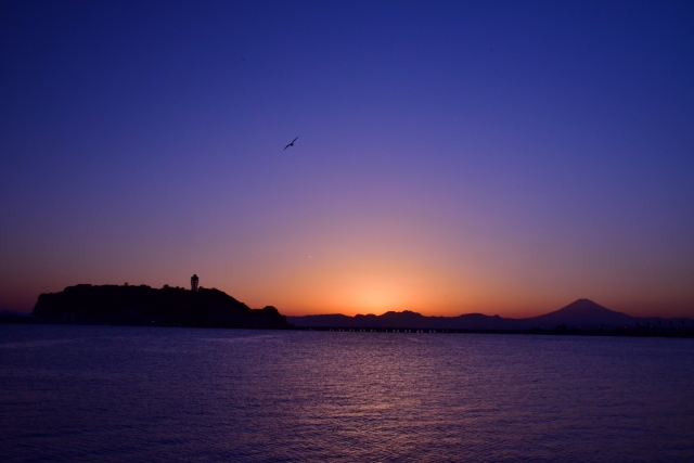 Sunset Viewing at Enoshima