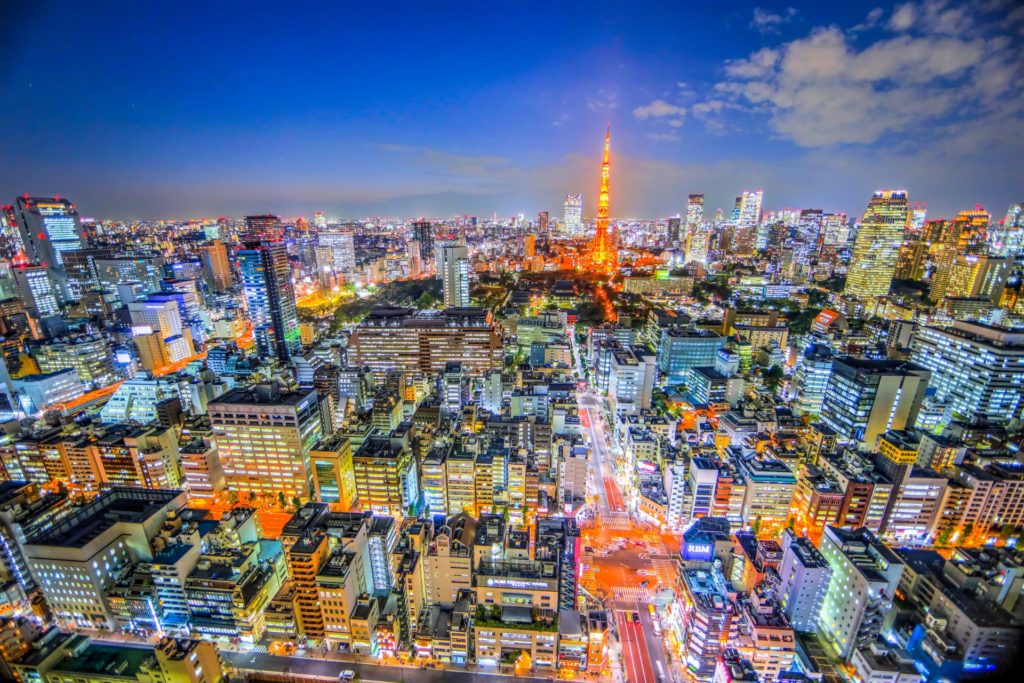 Savoring Ginza's Nightlife from Elevated Views